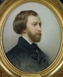 Porträt von Alfred de Musset, 1854
